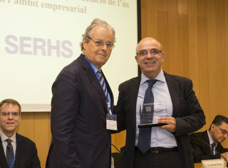 SERHS premiada por el uso del catalán en el mundo de la empresa