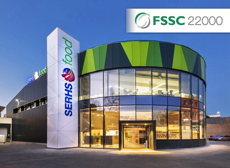 Certificat FSSC 22000 SERHS Food