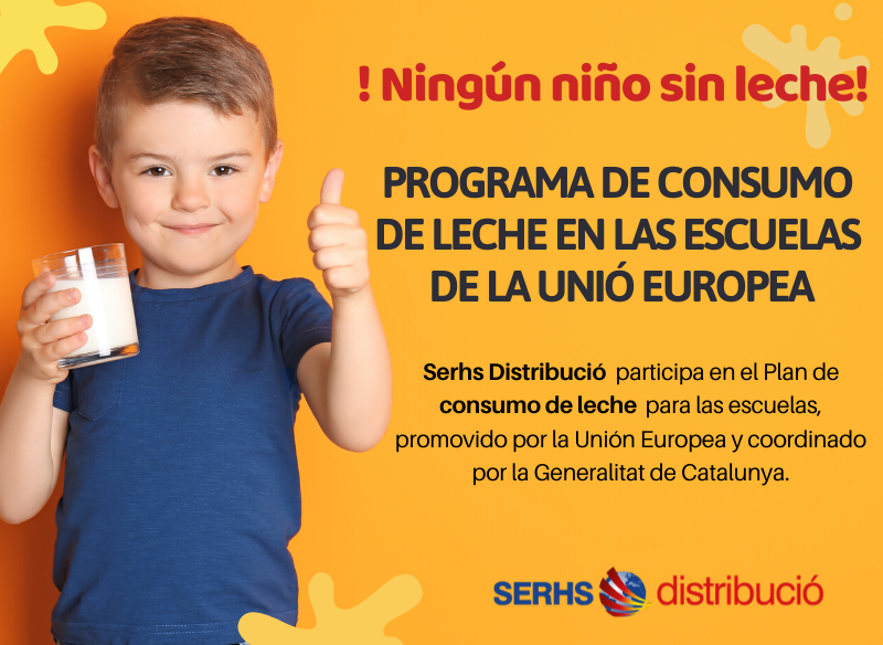 Serhs Distribució participa en el programa de consumo de leche en las escuelas de la U.E.