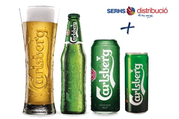 SERHS Distribució distribueix la cervesa Carlsberg