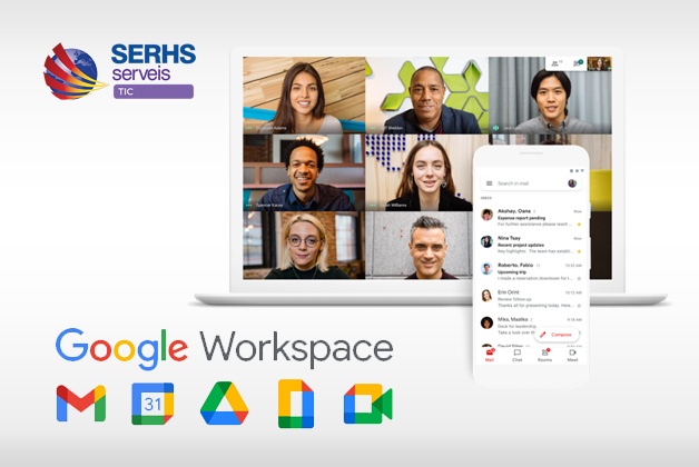 Grup SERHS Google Workspace i SERHS Cloud de SERHS Serveis TIC